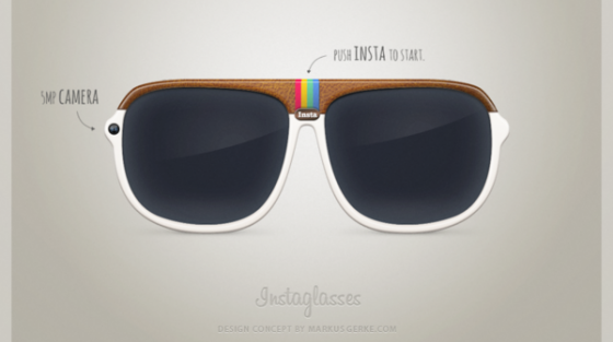 Bekijk de wereld door Instaglasses (concept)