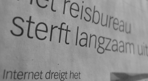 Internet vermoordt de tussenpersoon - zwartwit
