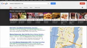 Google toont direct restaurants in een enorme carrousel