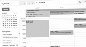 Redesign Google zorg voor meer focus - zwartwit
